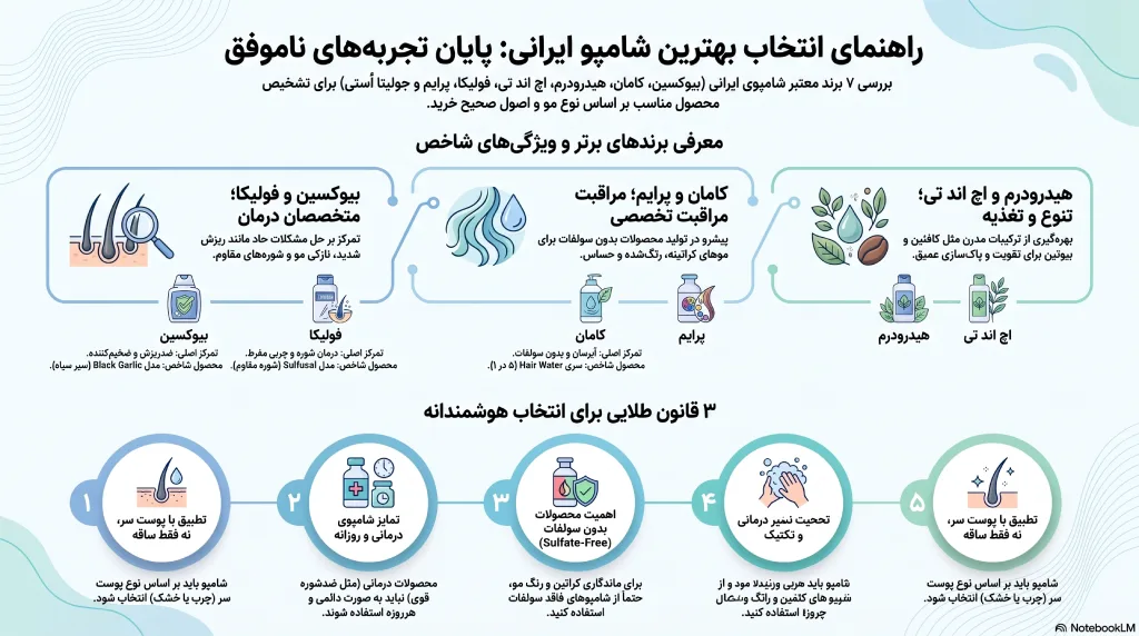 بهترین برند شامپو ایرانی