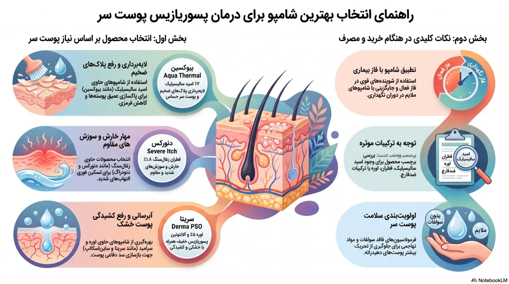راهنمای خرید شامپو پسوریازیس