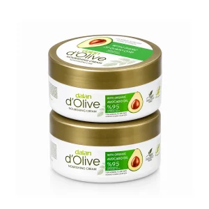 کرم کاسه‌ای دالان مدل d’Olive بسته ۲ عددی avokado