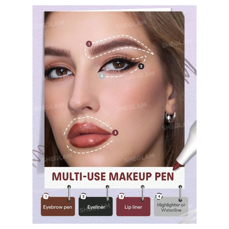 قلم آرایشی چندکاره شیگلم مدل The everywhere 4 in 1 - Image 3