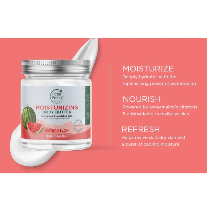کره بدن پتال فرش Pure Moisturizing Watermelon 237 میلی‌لیتر