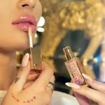 لیپ گلاس گلدن رز مدل 3D mega shine1