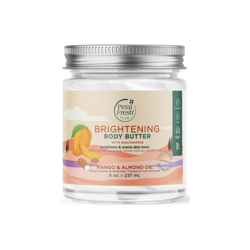 باتر بدن روشنکننده پتال فرش Brightening Mango & Almond Oil حجم 237 میلیلیتر باتر بدن روشنکننده پتال فرش Brightening Mango & Almond Oil حجم 237 میلیلیتر