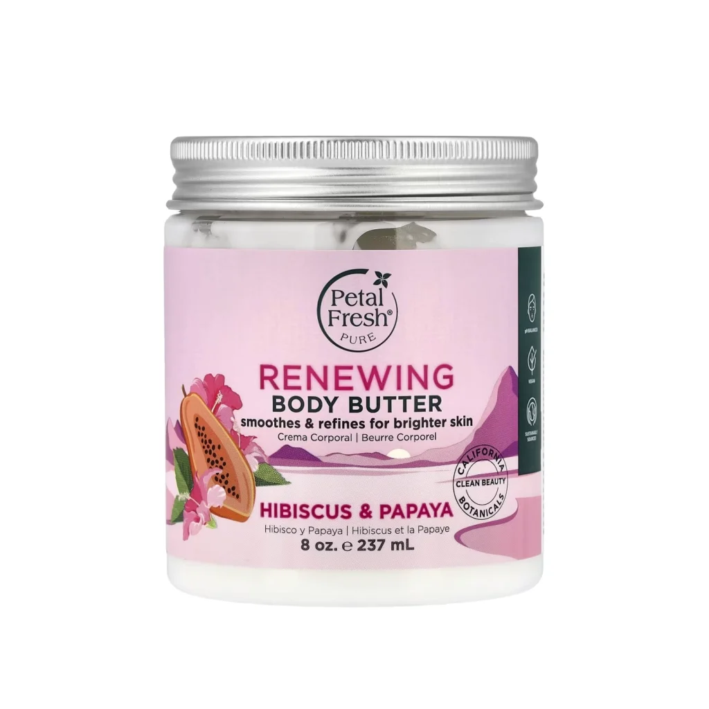 کره بدن پتال فرش Pure Renewing Hibiscus & Papaya 237 میلی‌لیتر