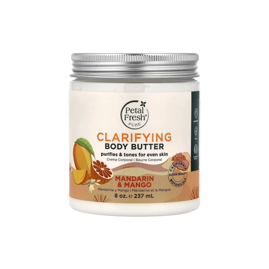 کره بدن شفاف‌کننده پتال فرش Pure Clarifying Mandarin & Mango 237 میلی‌لیتر1