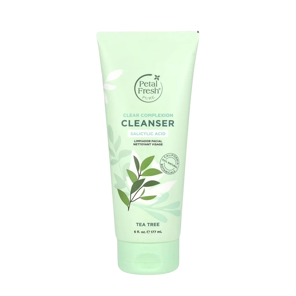 شوینده صورت پتال فرش Pure Clear Complexion حاوی سالیسیلیک اسید و چای درخت ۱۷۷ میلی‌لیتر