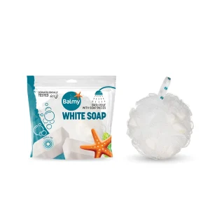 لیف صابون‌دار حمام بالمی مدل White soap