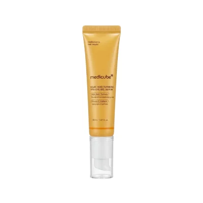 سرم ژل دور چشم مدیکوب مدل Kojic Acid Turmeric Vita Eye Gel Serum