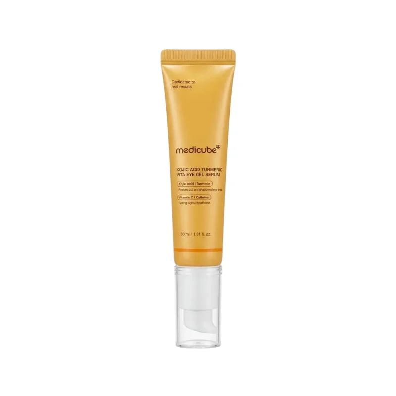 سرم ژل دور چشم مدیکوب مدل Kojic Acid Turmeric Vita Eye Gel Serum