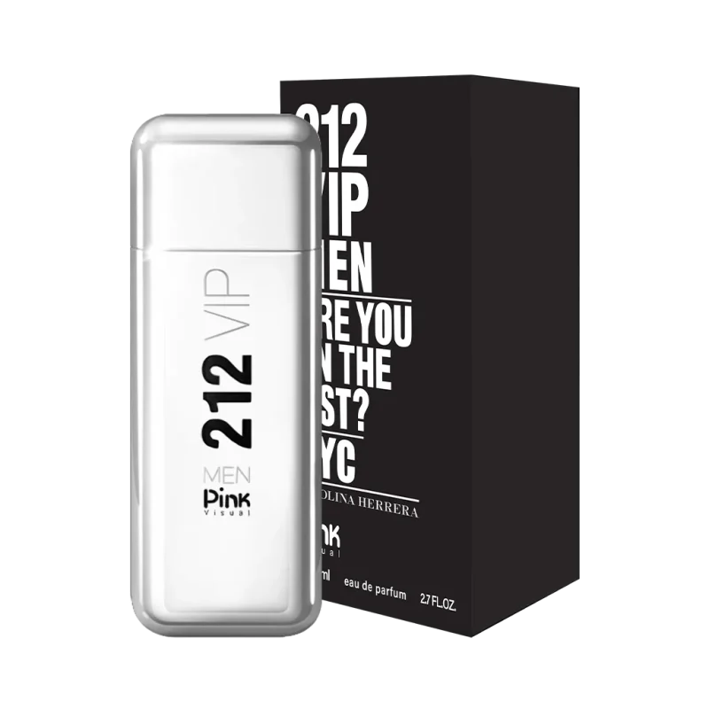 ادوپرفیوم مردانه پینک ویژوآل مدل Carolina Herrera 212 VIP حجم 100میل - تصویر 2