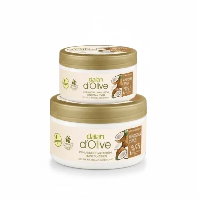 کرم کاسه‌ای دالان مدل d’Olive بسته ۲ عددیcoconut