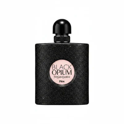 ادوپرفیوم زنانه پینک ویژوآل Pink مدل بلک اوپیوم Black Opium حجم 80 میلی لیتر طرح مارک