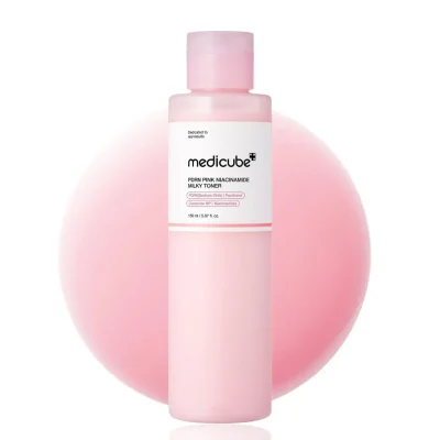 تونر شیری مدیکیوب مدل PDRN Pink Niacinamide
