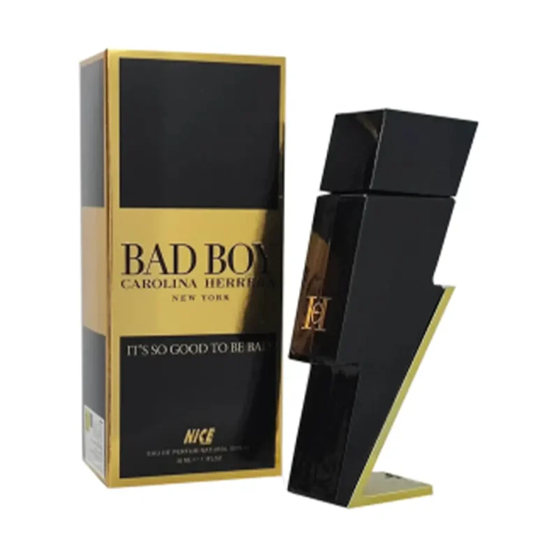 مینی پرفیوم مردانه نایس مدل Carolina Herrera Bad Boy حجم 30 میل - Image 2