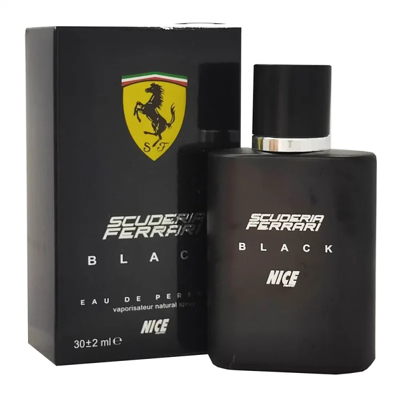 مینی پرفیوم مردانه نایس مدل Ferrari Black حجم ۳۰ میل - Image 2