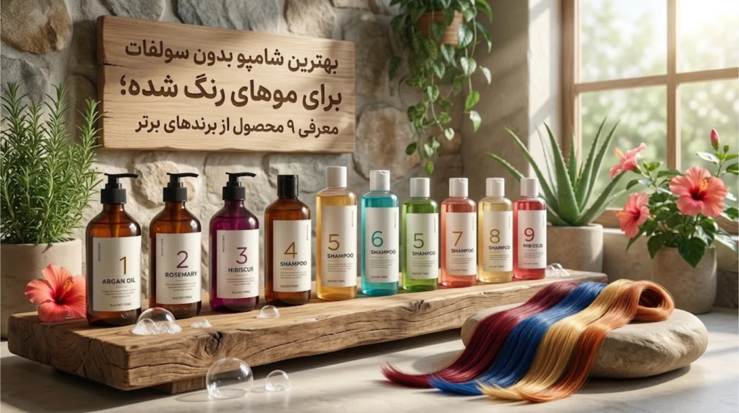 بهترین شامپو بدون سولفات موی رنگ شده
