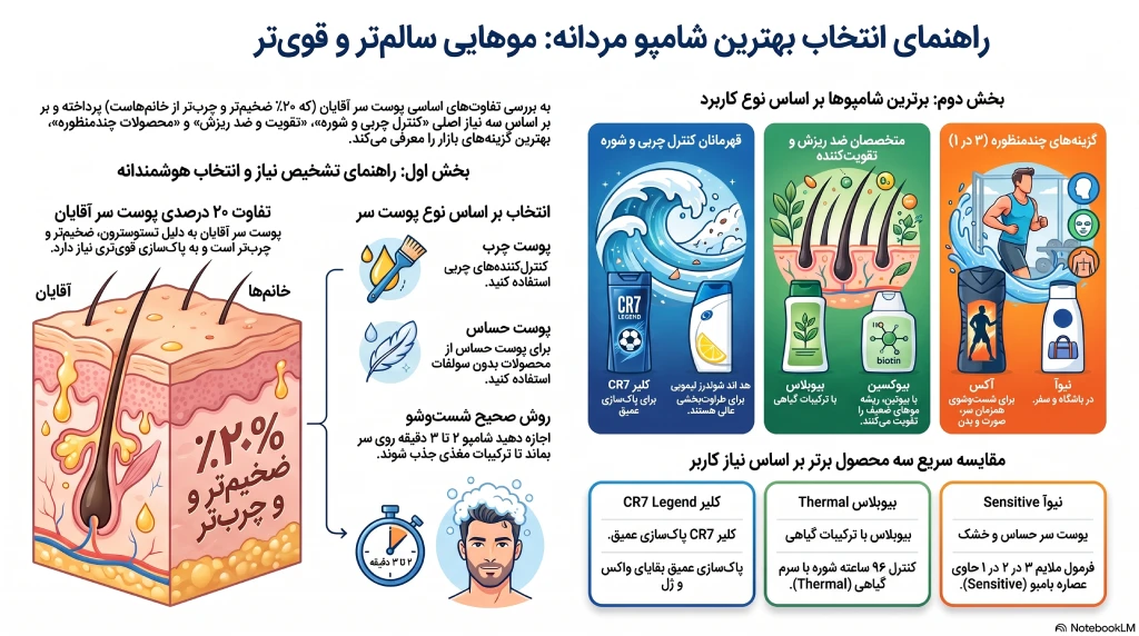 بهترین شامپو مردانه