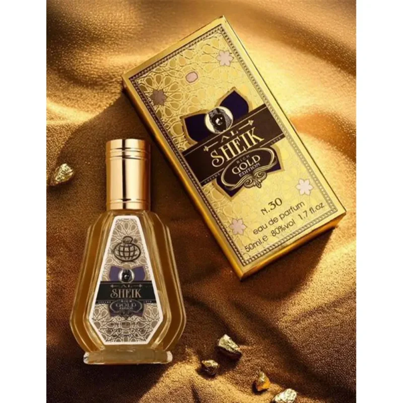 ادوپرفیوم مردانه فراگرنس ورد Al Sheik Rich Gold حجم 50 میل - تصویر 2