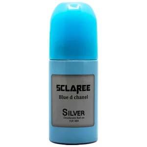 مام رول ضد تعریق مردانه اسکلاره مدل Silver با رایحه Bleu De Chanel حجم ۶۰ میل