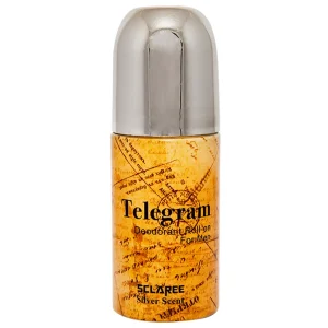 مام رول ضد تعریق مردانه اسکلاره مدل Telegram با رایحه Silver Scent حجم ۶۰ میل