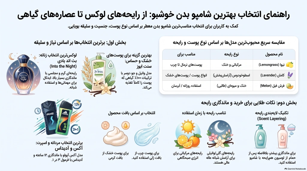 شامپو بدن خوشبو