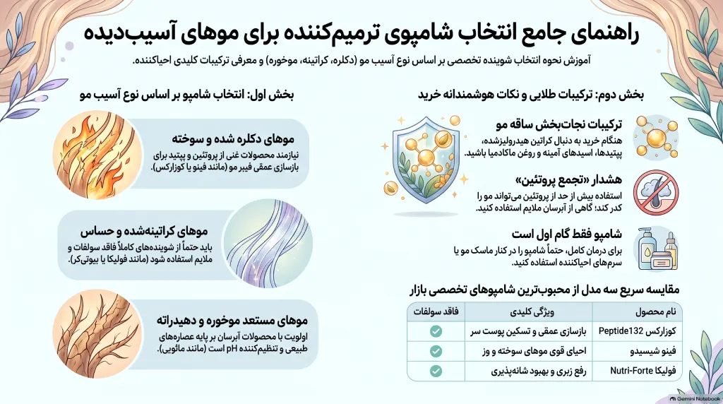شامپو ترمیم کننده مو