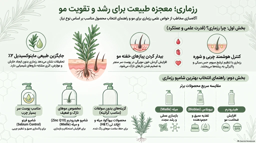 شامپو رزماری