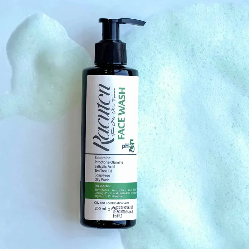 شوینده صورت پوست چرب راکوتن Oily Skin حجم 200 میلی لیتر - Image 2