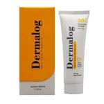 کرم ضد آفتاب بی رنگ فاقد چربی درمالوگ SPF50 حجم ۵۰ میل - Image 2