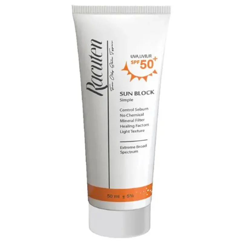 کرم ضد آفتاب بی رنگ فاقد چربی راکوتن SPF50 کرم ضد آفتاب بی رنگ فاقد چربی راکوتن SPF50