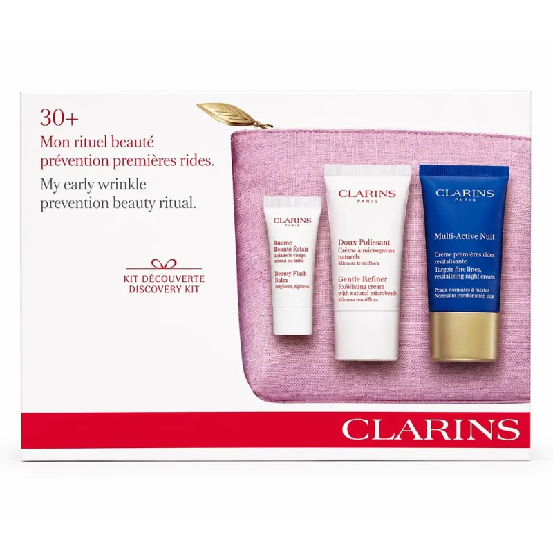 کیت مراقبت ضدچروک +30 کلارنس مدل early wrinkle prevention کیت مراقبت ضدچروک +30 کلارنس مدل early wrinkle prevention