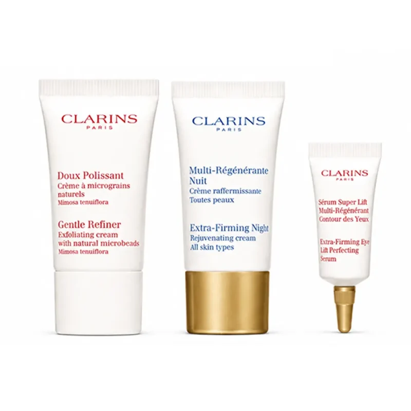 کیت مراقبت ضدچروک +40 کلارنس مدل wrinkles & firmer skin - Image 2