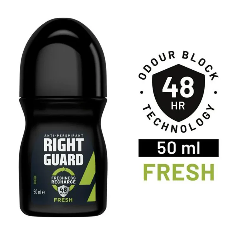 مام رول ضد تعریق مردانه رایت گارد مدل Fresh حجم 50 میل - Image 2