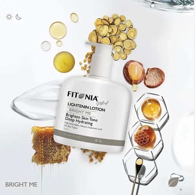 لوسیون بدن ضد لک فیتونیا Bright Me حجم ۳۰۰ میل - Image 3