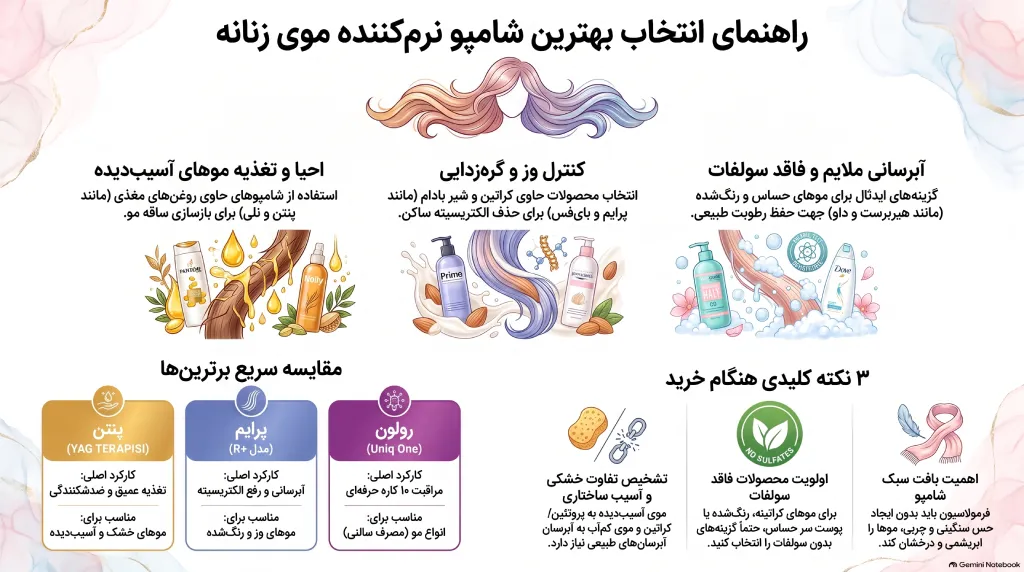 بهترین نرم کننده مو