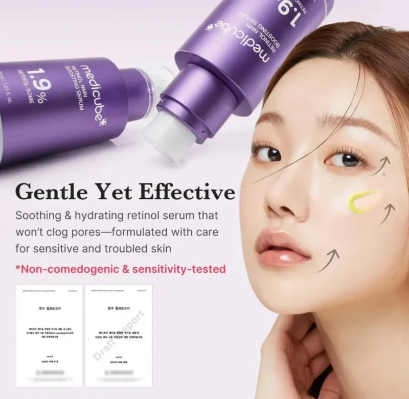 سرم بوستر رتینول مدیکیوب مدل Retinol NMN حجم 30میل3