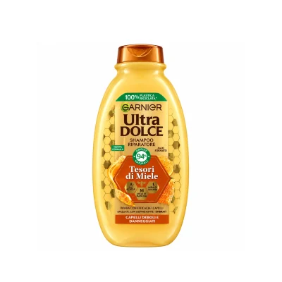 شامپو گارنیر مدل Ultra Dolce Tesori di Miele حجم 300 میلی‌لیتر