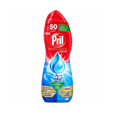 ژل ماشین ظرفشویی پریل مدل Hijyen Duo Gel حجم 900 میل