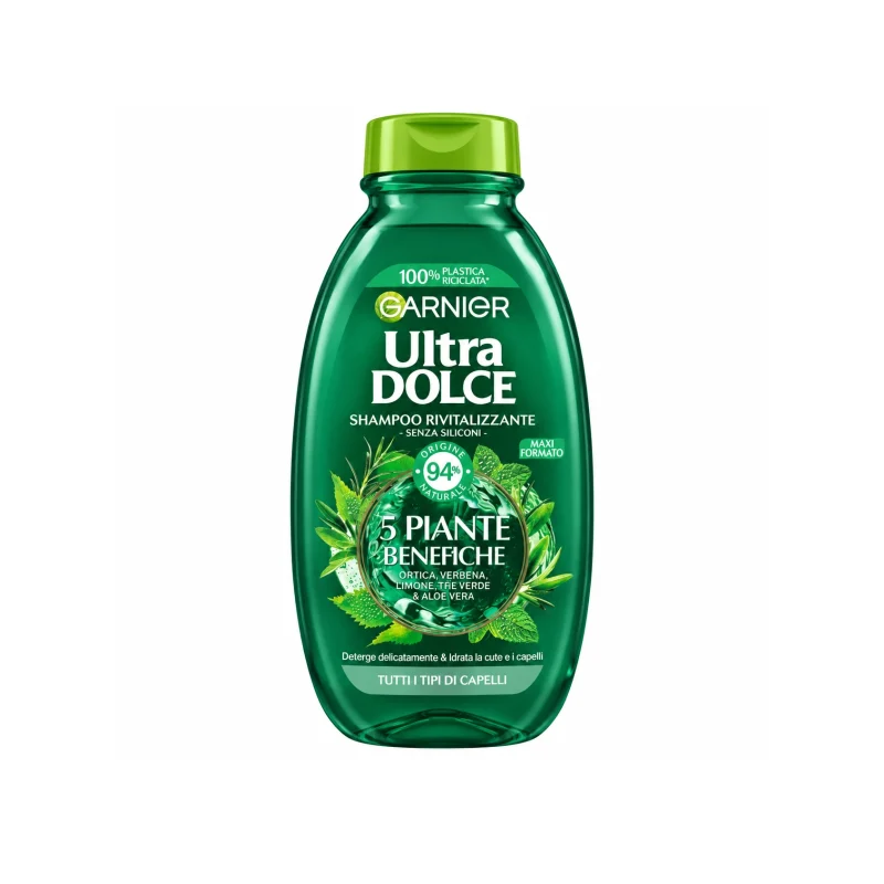 شامپو گارنیر مدل Ultra Dolce 5 Piante حجم 300 میلی‌لیتر1