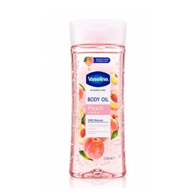 روغن بدن وازلین Vaseline Peach Vitamin B3 حجم ۲۰۰ میلی‌لیتر