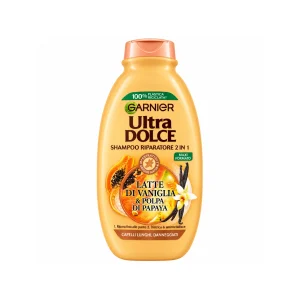 شامپو گارنیر مدل Ultra Dolce Latte di Vaniglia & Polpa di Papaya حجم 300 میلی‌لیتر1