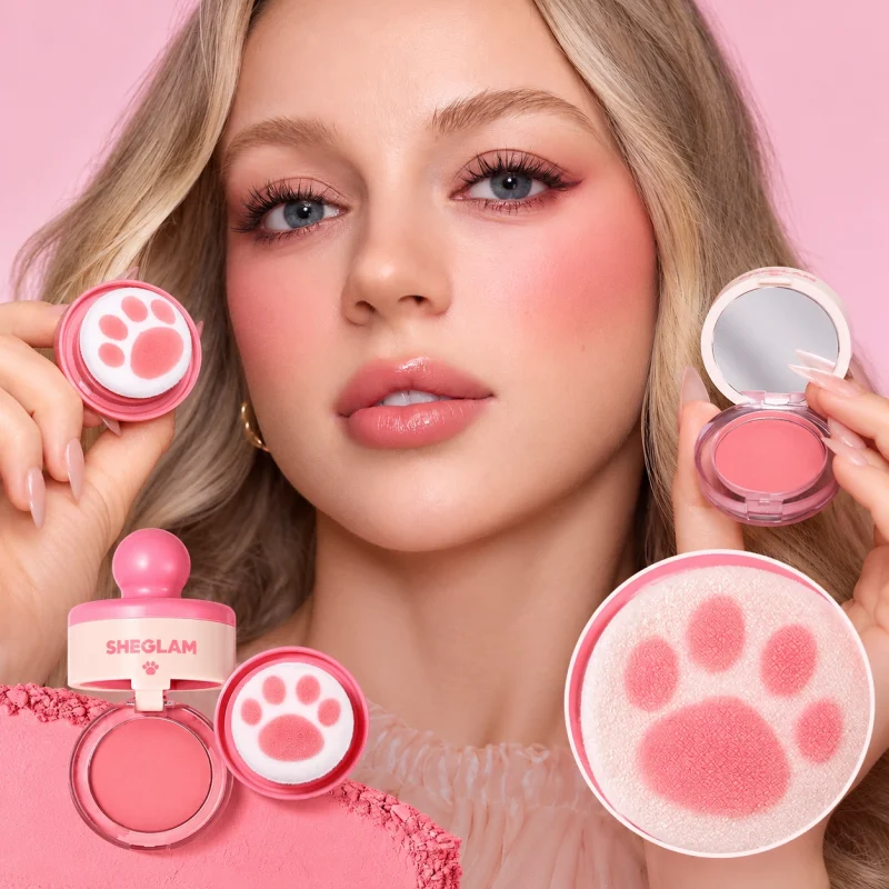 رژگونه استمپی شیگلم مدل Cutie Paw Blush حجم 3گرم
