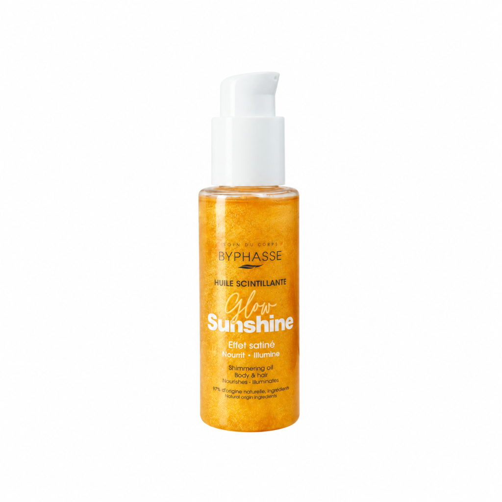 روغن درخشان‌کننده بای فس مدل Glow Sunshine حجم 100 میلی‌لیتر