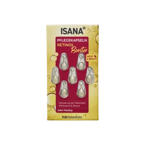 کپسول سرم رتینول بوستر شب ایسانا ISANA مدل Retinol Booster بسته 7 عددی