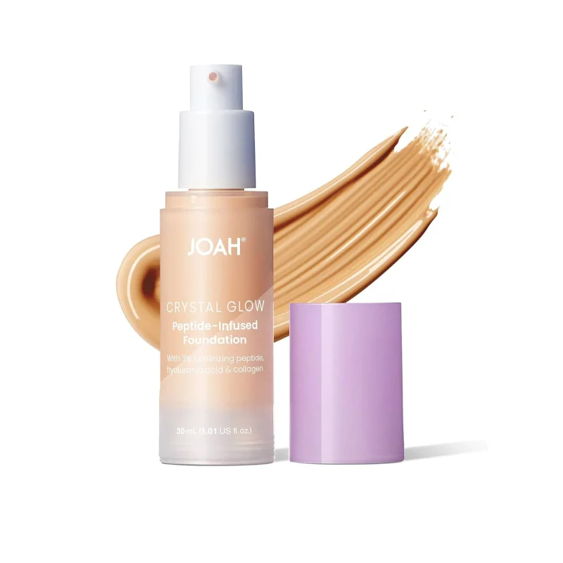 کرمپودر جوآ مدل Crystal Glow Peptide-Infused Foundation حجم 30 میل4 کرمپودر جوآ مدل Crystal Glow Peptide-Infused Foundation حجم 30 میل4