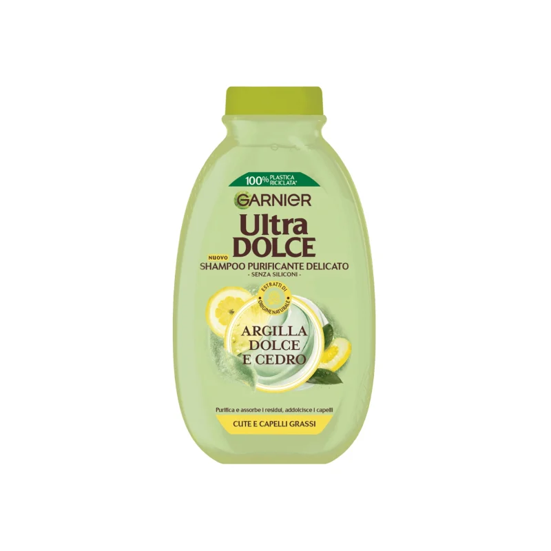 شامپو گارنیر مدل Ultra Dolce Argilla Dolce & Cedro حجم 300 میلی‌لیتر