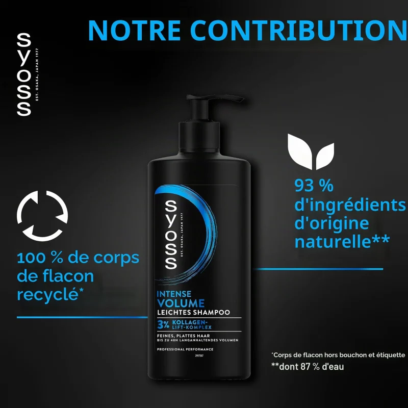 شامپو سایوس مدل Intense Volume Deep Caring حجم 440 میلی‌لیتر1