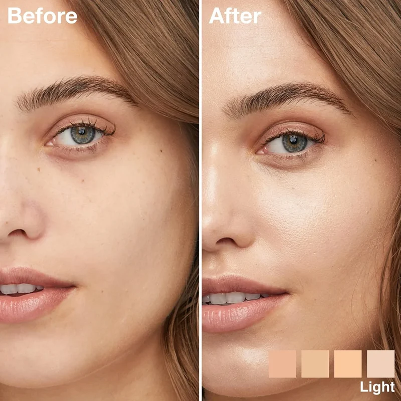 کرم پودر میبلین نیویورک مدل Glow Makeup 4in1 حجم ۲۰ میلی‌لیتر