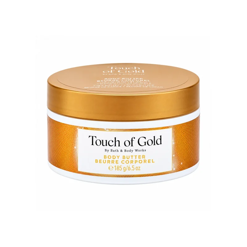 کره بدن بث اند بادی ورکز مدل Touch of Gold حجم ۱۸۵ گرم1 کره بدن بث اند بادی ورکز مدل Touch of Gold حجم ۱۸۵ گرم1