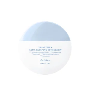 ضدآفتاب دکتر آلتیا Dr.Althea Aqua Glowing Sunscreen SPF50+ PA++++ حجم ۴۵ میلی‌لیتر